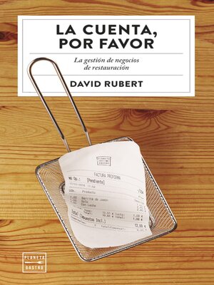 cover image of La cuenta, por favor